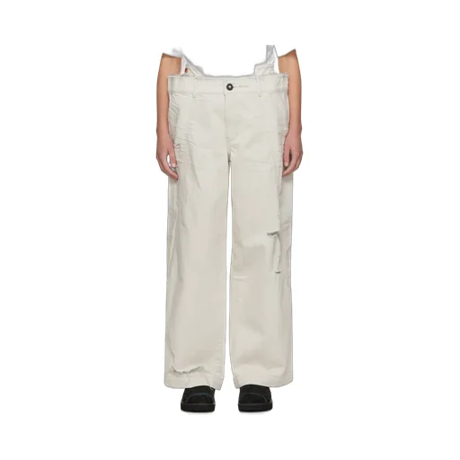 Belt Loop Zipper Jeans Pants