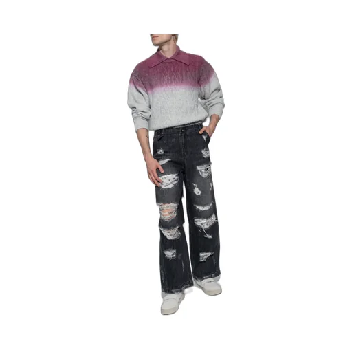 Knit Sweater With Collar
