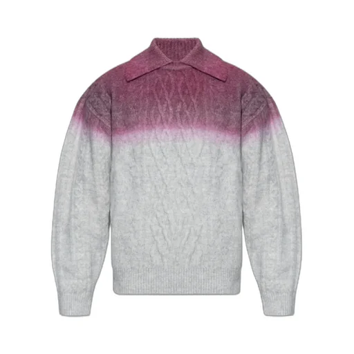 Knit Sweater With Collar