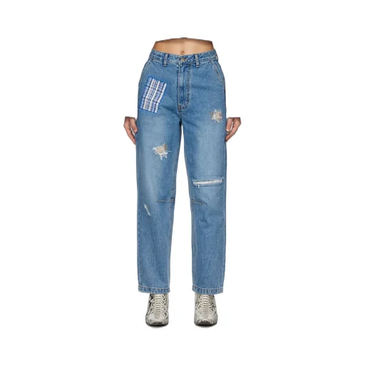Make Old Jeans With Logo