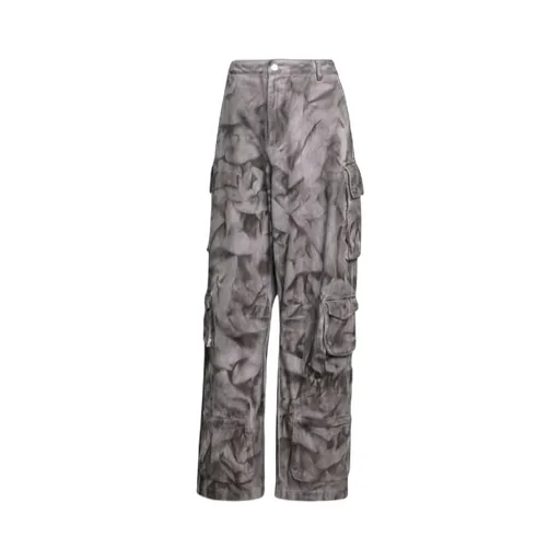 Camouflage-Print Cargo Trousers
