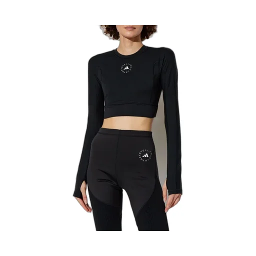 Logo-Printed Sports Top