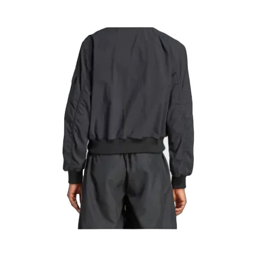 Flap-Pockets Bomber Jacket