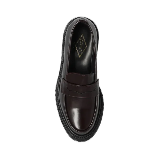 Platform Leather Penny Loafers