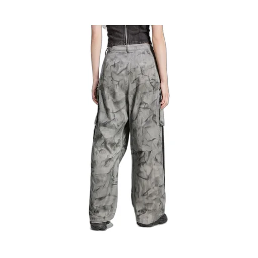 Camouflage-Print Cargo Trousers