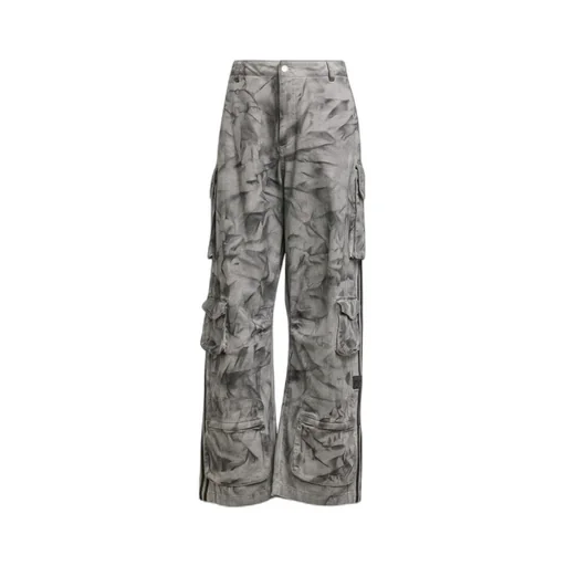 Camouflage-Print Cargo Trousers