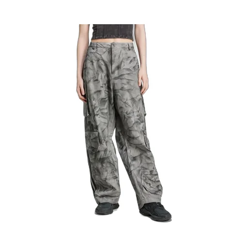 Camouflage-Print Cargo Trousers
