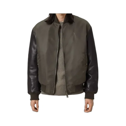 Myler Ramskull Leather Bomber Jacket