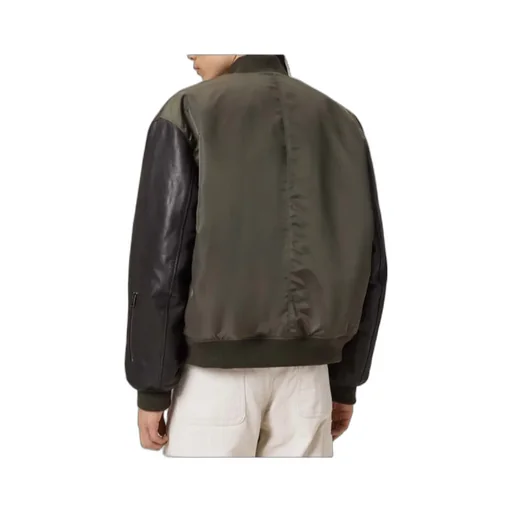 Myler Ramskull Leather Bomber Jacket