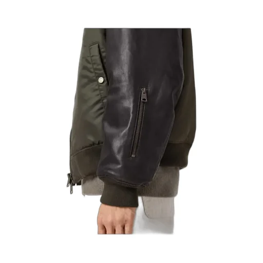 Myler Ramskull Leather Bomber Jacket