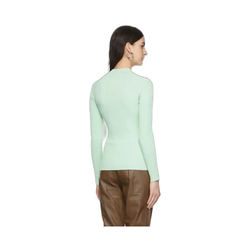 Logo Hollowed-Out Rib Sweater