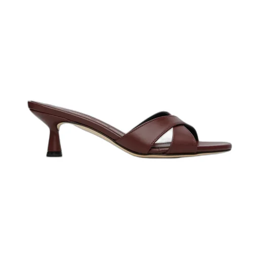 Vero Leather High-Heeled Sandals