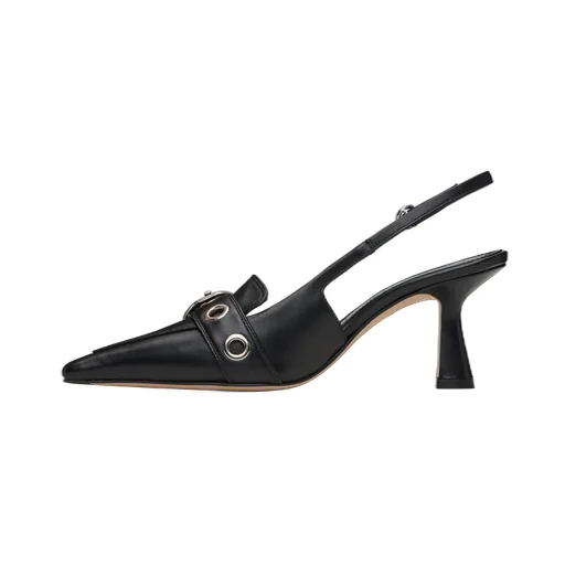 Tara Eyelet High Heel Sandals