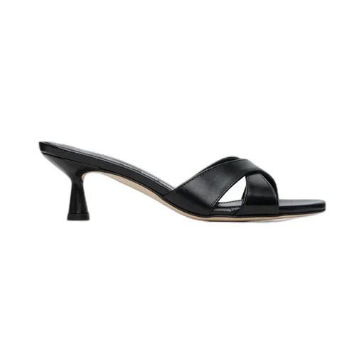 Vero Leather High-Heeled Sandals