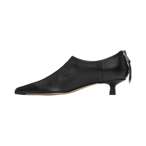 Virun Pointed-Toe Kitten-Heel Boots