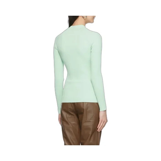 Logo Hollowed-Out Rib Sweater