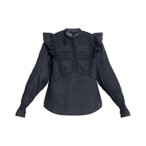 Heather Ruffle Top