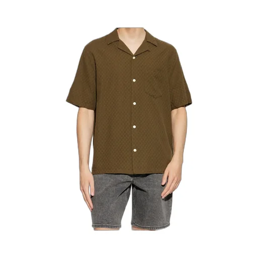 Lapel Short-Sleeved Shirt