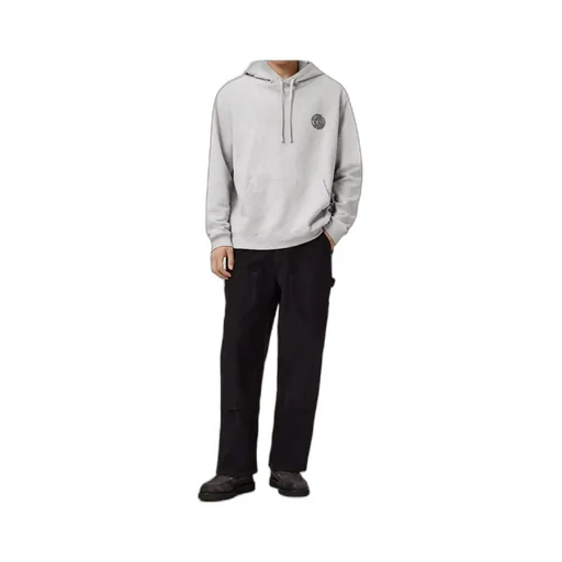 Logo Waved Drawstring Hoodie