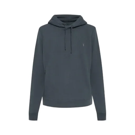 Raven Logo Embroidered Drawstring Hoodie