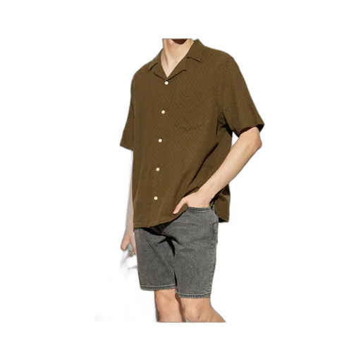 Lapel Short-Sleeved Shirt