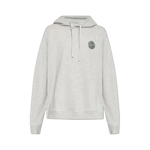 Logo Waved Drawstring Hoodie