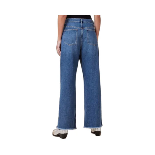 Studded Wide-Leg Jeans