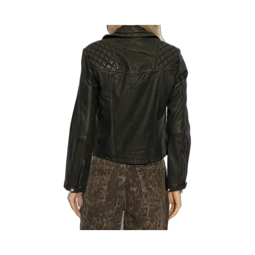 Quilted Biker Jacket
