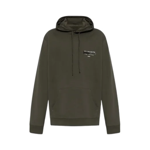 Logo Print Hooded Sweater