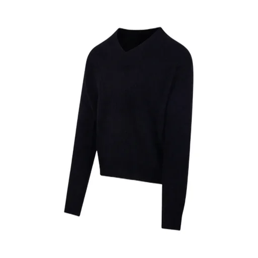 V-Neck Ribbed Sweater