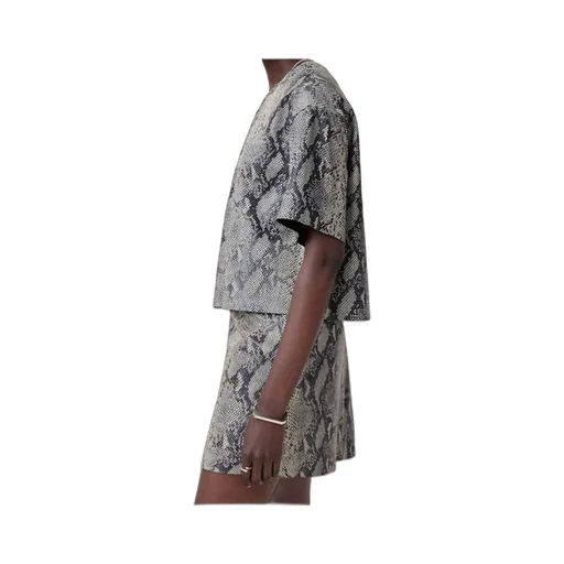 Modern Patterned Boxy Top