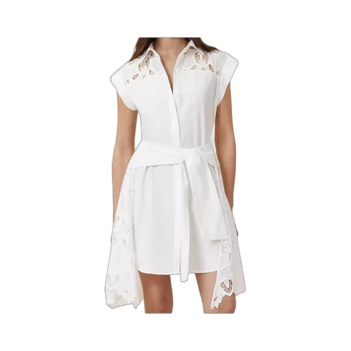 Zola Lace-Trim Mini Dress
