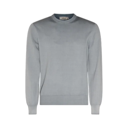 Fine-Knited Crew Neck Sweater