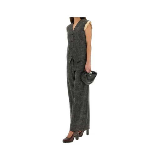 V-Neck Buttoned Vest