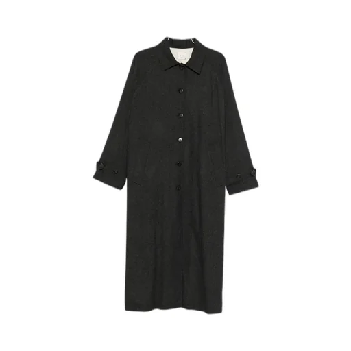 Button-Front Trench Coat