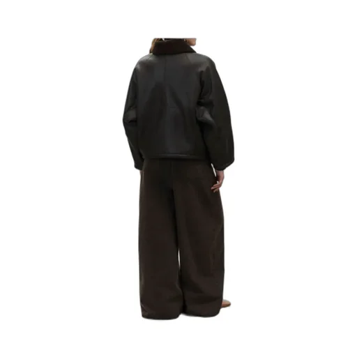 Zip-Front Leather Jacket