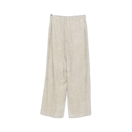 Elastic Waistband Wide-Leg Pants