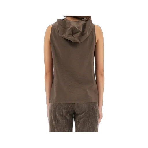 Hooded Sleeveless Top