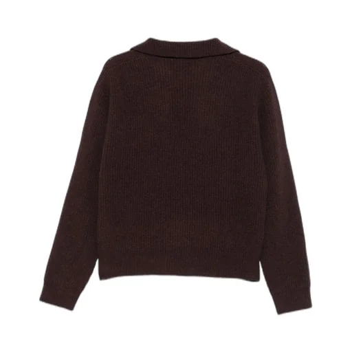 Quilted Long Sleeve Ribbed Jumper