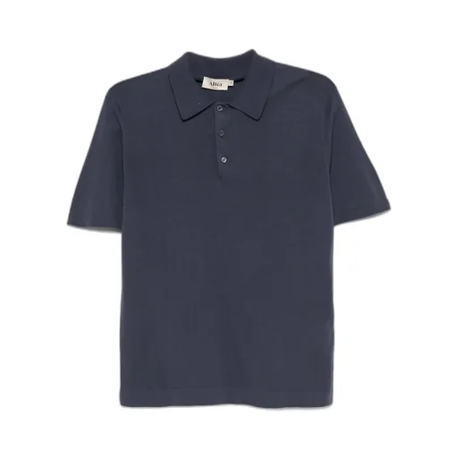 Fine-Knit Polo Shirt
