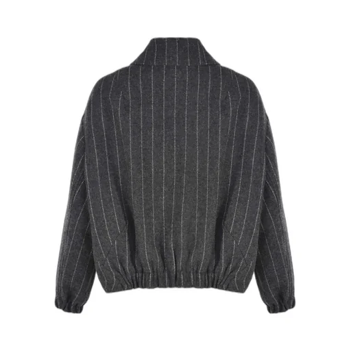 Striped Zip-Up Jacket