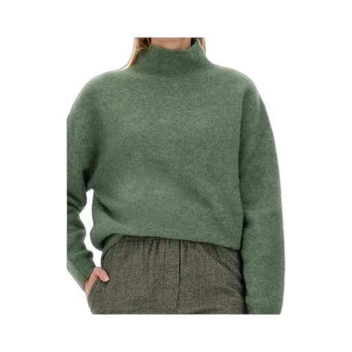 High-Neck Knitted Jumper