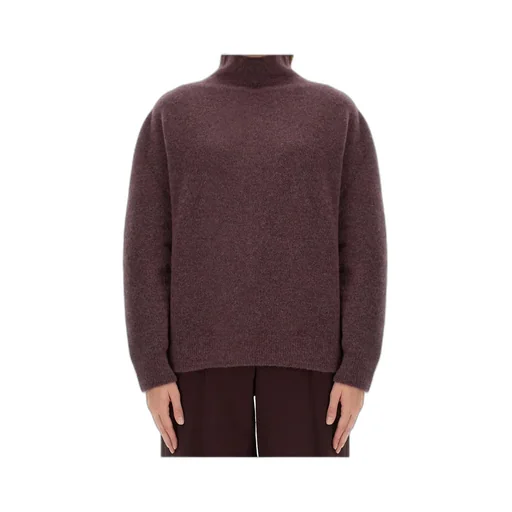 High-Neck Knitted Sweater