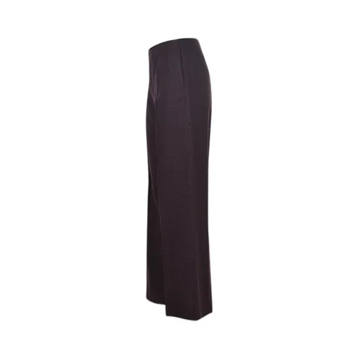 Checkered Pattern Wide Leg Trousers