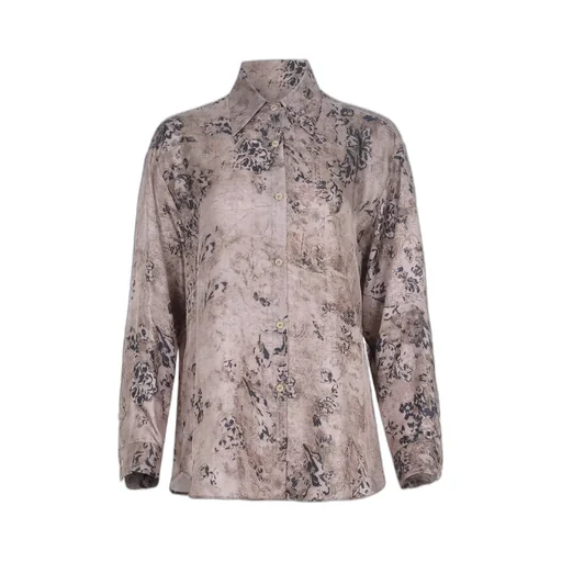 Floral-Print Buttoned Shirt