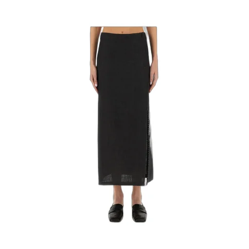Side-Slit Midi Skirt