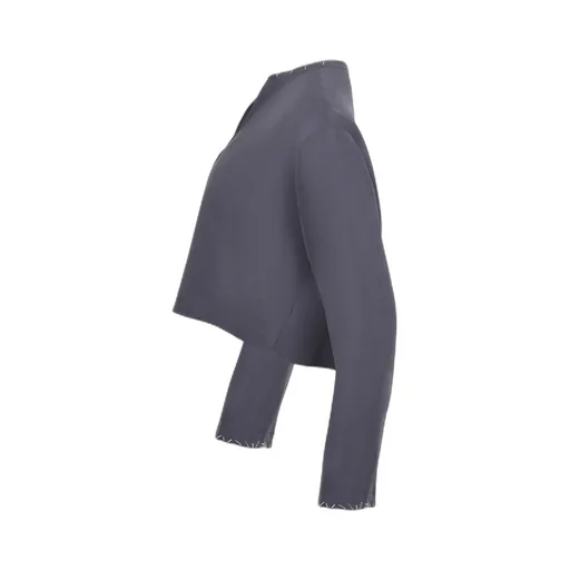 Cropped Embellished-Trim Top