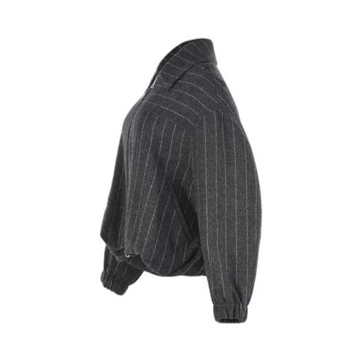 Striped Zip-Up Jacket