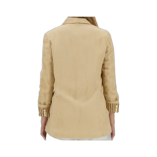 Double-Breasted V-Neck Blazer