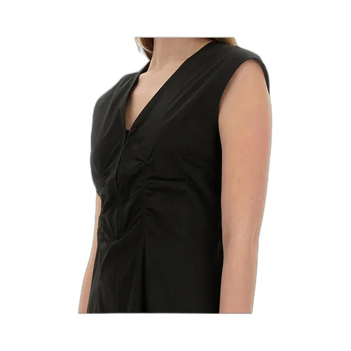 Elegant Poplin Maxi Dress